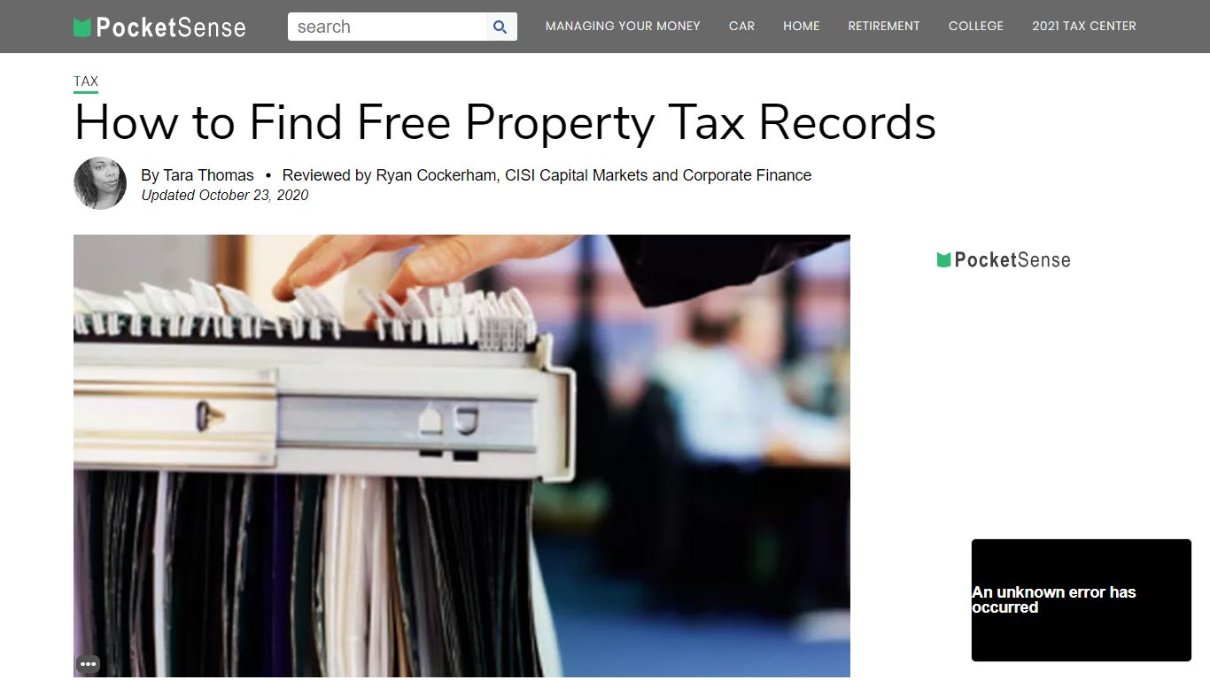 How to Find Free Property Tax Records | Pocketsense